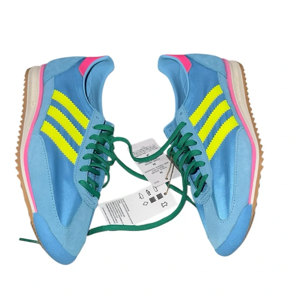 NEW ADIDAS SL 72 Sneaker Color: Sky Rush/Yellow/Pink